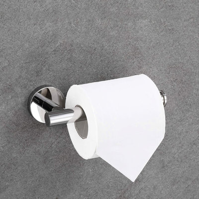 Porte-serviettes en aluminium 5 pièces - Apparence moderne murale pour salle de bain, salon, cuisine à montage facile