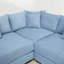 Canapé modulaire surdimensionné en nuage de 92 pouces, tissu en velours côtelé, accoudoirs très larges, conception ergonomique, coussins à haute résilience, assemblage facile, idéal pour les salons et les chambres-2050415755