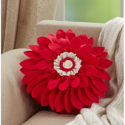 Housse et insert de coussin décoratif Fleur De Jardin