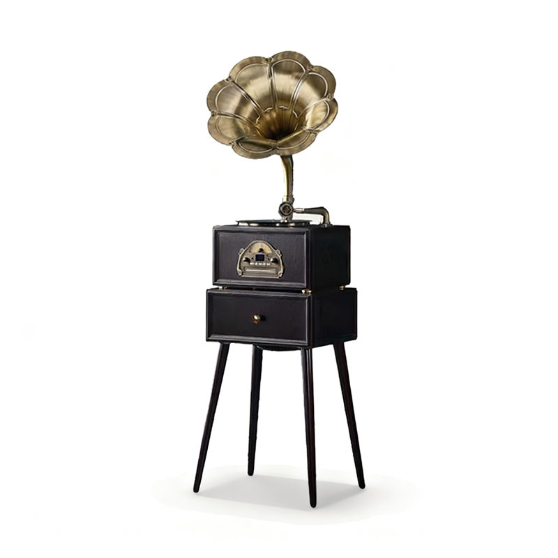 Gramophone rétro français moderne et luxueux