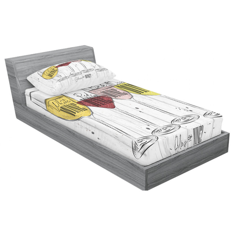 Microfiber Sheet Set, Twin XL Sheet Set with Fitted Sheet