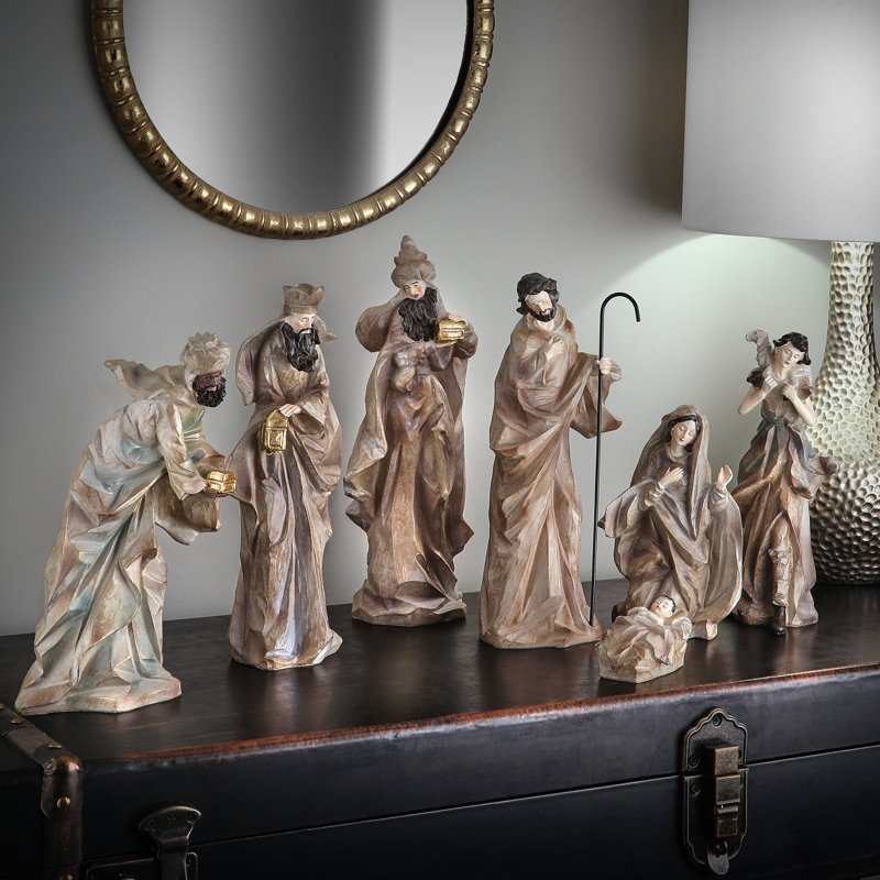 12.5" Regal Nativity Set of 7