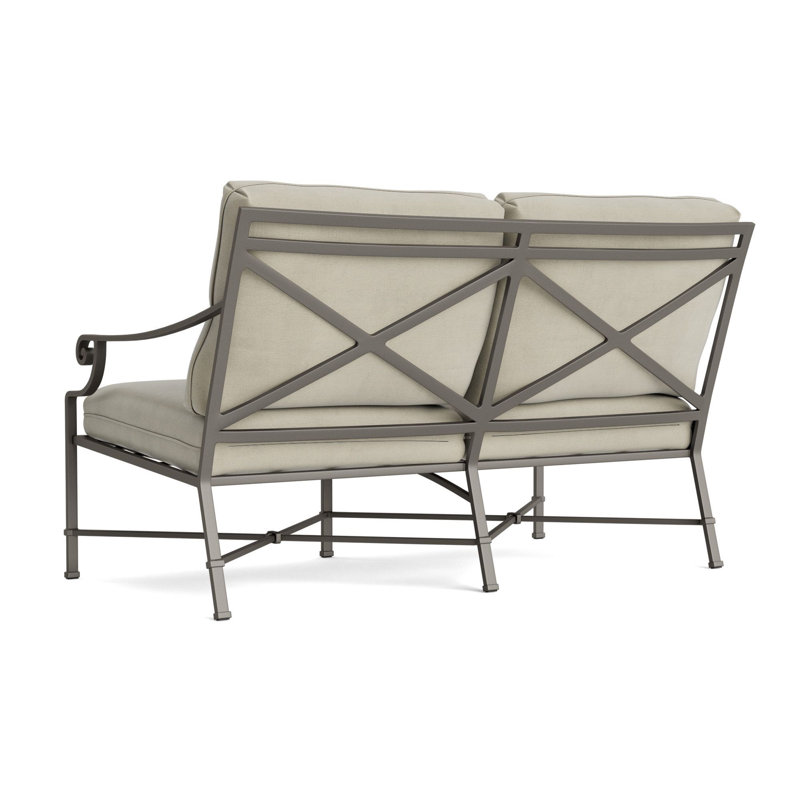 Venetian Outdoor 2 - Seat Loveseat, Fusion Moccasian, Mica