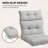 Outdoor Replacement Cushion Set Deep Seating High Back Seat / Back Cushions with Ties (Set of 2)-942211120