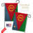 Double Sided 18.5'' H x 13'' W Polyester Garden Flag