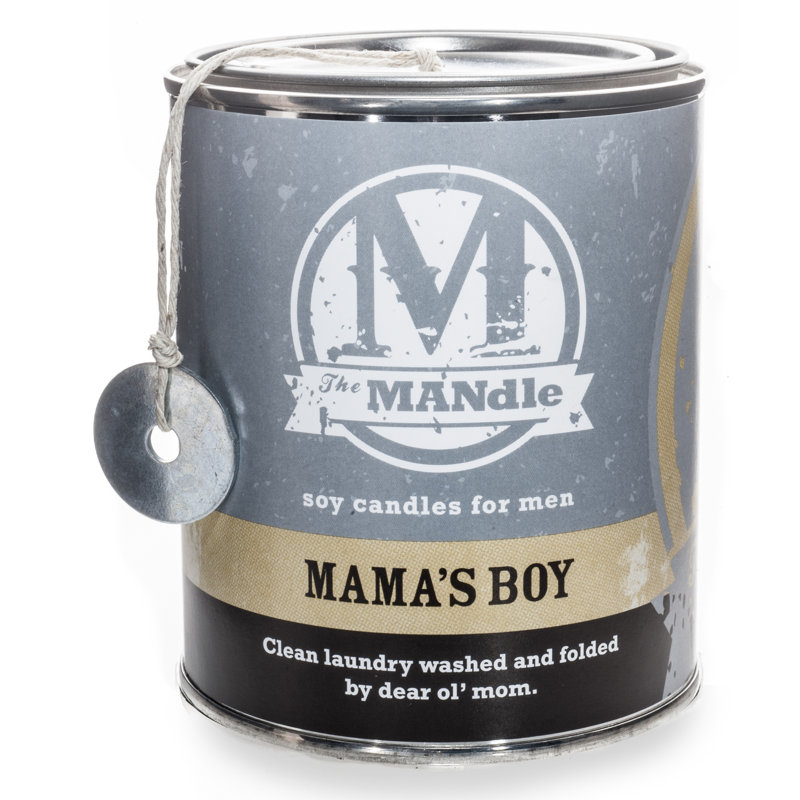 Bougie à pot maman de garçon