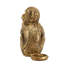Monkey Taper Candle Holder 6" x 3" x 5" Gold