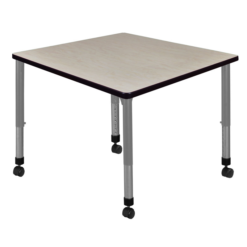 Table de pause Kee Mobile, Érable, H 34 po x L 72 po x l 72 po