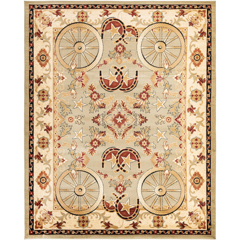 Athallia Oriental Indoor Rug, Rectangle 7'10" x 10'