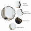 Miroir à miroir ondulé en bois massif-647530391