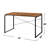 Solid Wood Top Rectangular Writing Desk