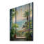 Fenêtres tropicales à la plage II - fenêtres côtières sur bois-637099030