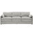 89"  Cozy Upholstered 3-Seater Sofa Oversized Comfy Cloud Sofa Double Cushion 3-Seater Sofa Plush Cushion Sofa Couch For Living Room-1593966435