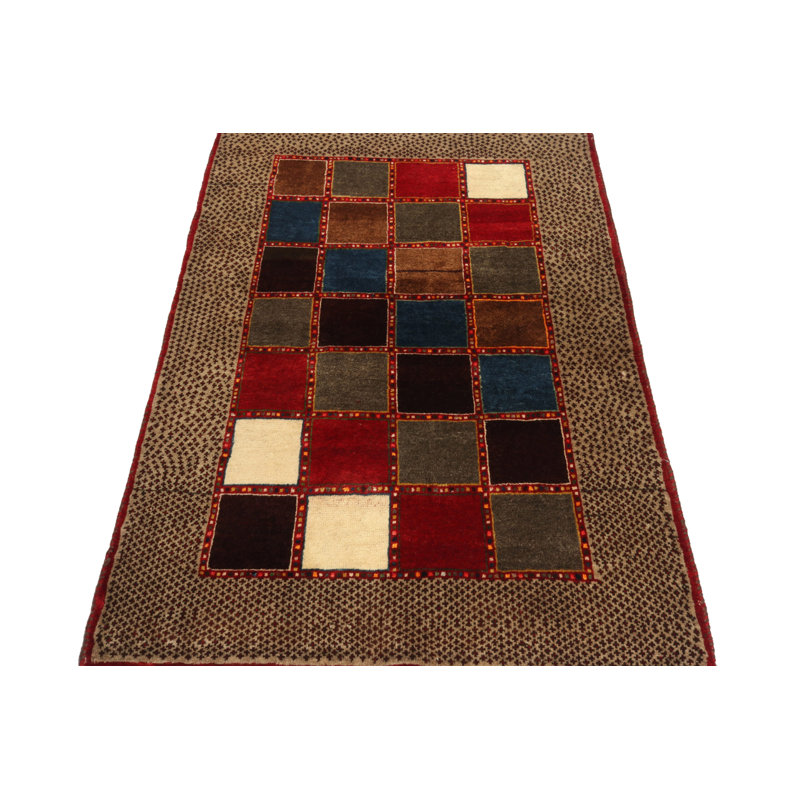 One-of-a-Kind 3' x 4'7" Hand Knotted Area Rug