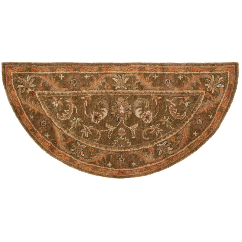 Tapis oriental en laine touffeté à la main Dunbar, Rectangle 2 pi x 4 pi