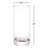 JoyJolt Faye Highball Drinking Glass, 13oz