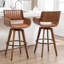 Tabourets pivotants rembourrés en similicuir Modern-1436177524-1436177512