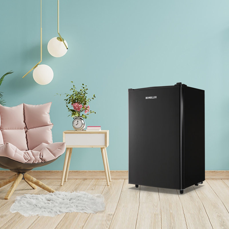 DEMULLER 3.2 Cubic Feet Upright Freezer, Black