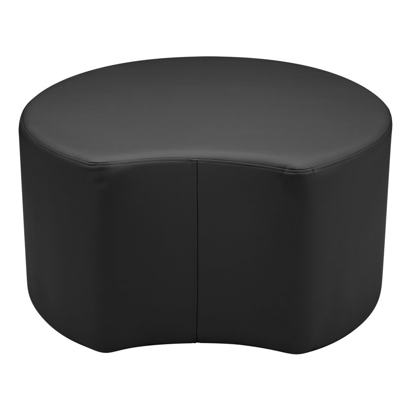Learniture Structured Crescent Stool -Flexible Modular Collaborative Soft Seating For Office, Home, Lounge And School Classrooms With Durable Frame 1014N