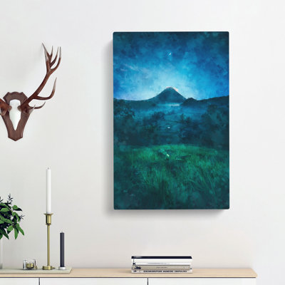 Mountain View In Bali - Wrapped Canvas