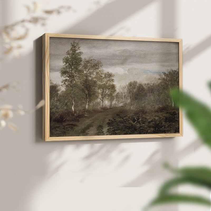 Paysages rétro - CCLX - reproduction encadrée - reconstituable, H 8 po x l 10 po, Naturel