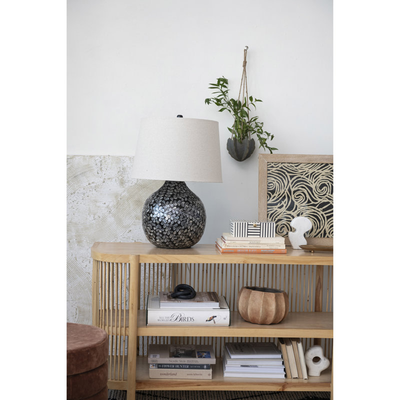 Modern Abstract Wall Decor on Solid Wood