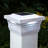Majestic Solar Powered Integrated LED Fence Post Cap Light-9809753