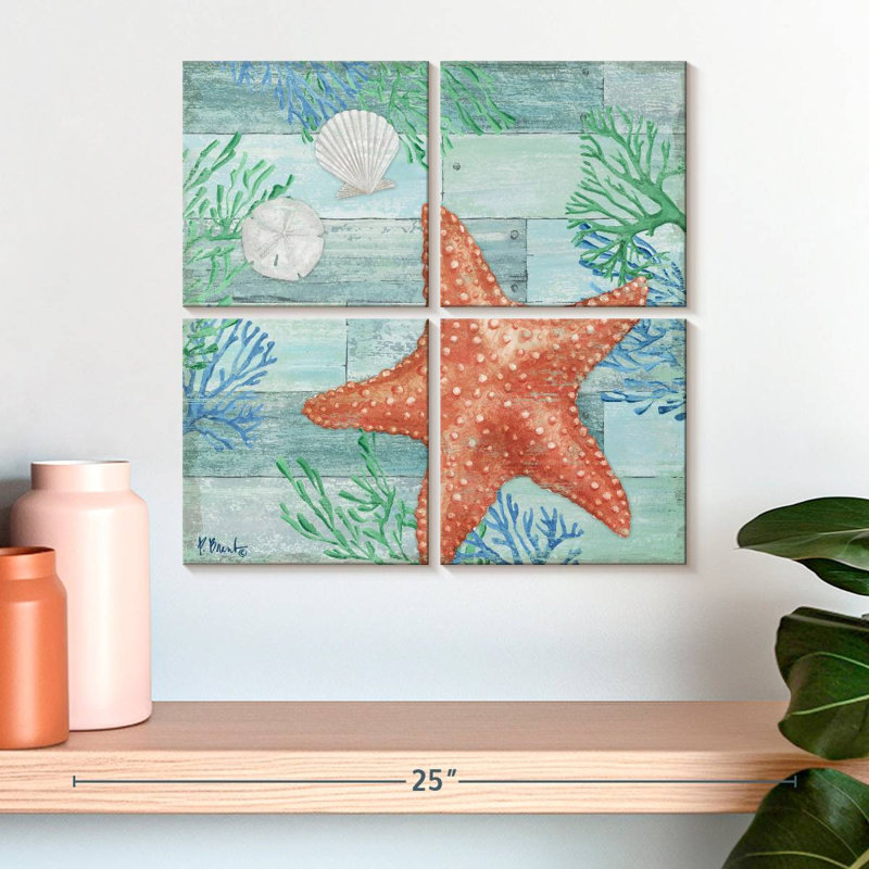 Aletra Clearwater Sealife I, H 18 po x l 18 po