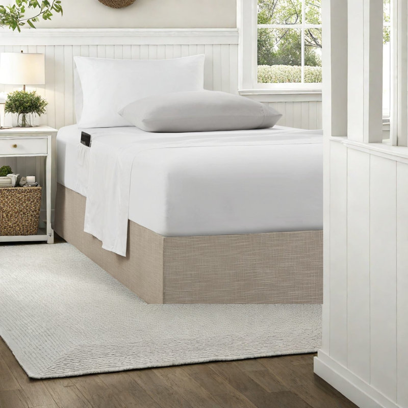 Ensemble de literie hypoallergénique jaune, polyester, design botanique moderne pour la chambre à coucher, Twin, 7