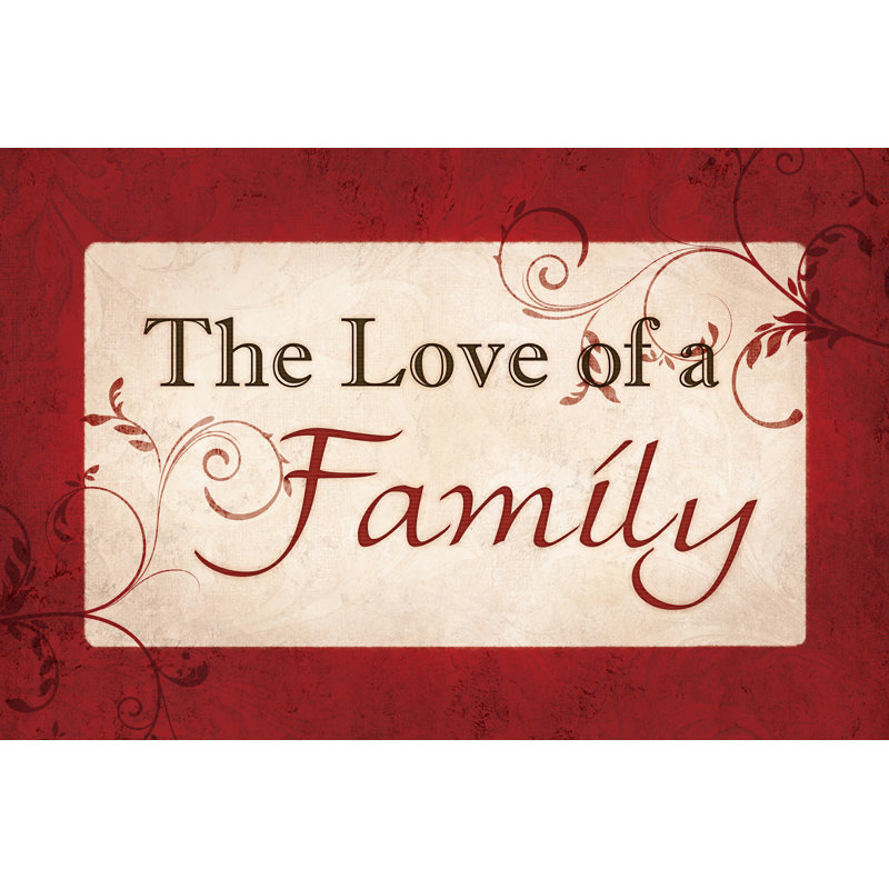Family Love - Wrapped Canvas Print, 81cm H x 122cm W x 3.8cm D