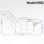 Fauteuil inclinable à moteur électrique Infinity Position-1202250973