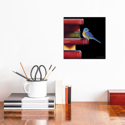 Got Book Worms? by Camille Engel - Wrapped Canvas Painting