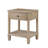 VIctoria One-Drawer Wood Bedside Table with Shelf-113430437