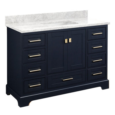 Ensemble de meuble-lavabo simple autoportant avec meuble-lavabo 48 po Quen