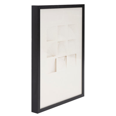 Dimensional Paper Squares - Shadowbox, impression
