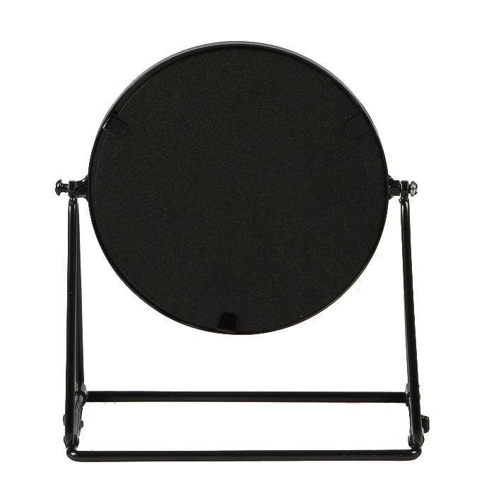 Round Dressing Table Mirror Set - 2 Sizes - 3pc, Black