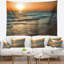 Tapisserie marine de la plage atlantique sombre-28509431