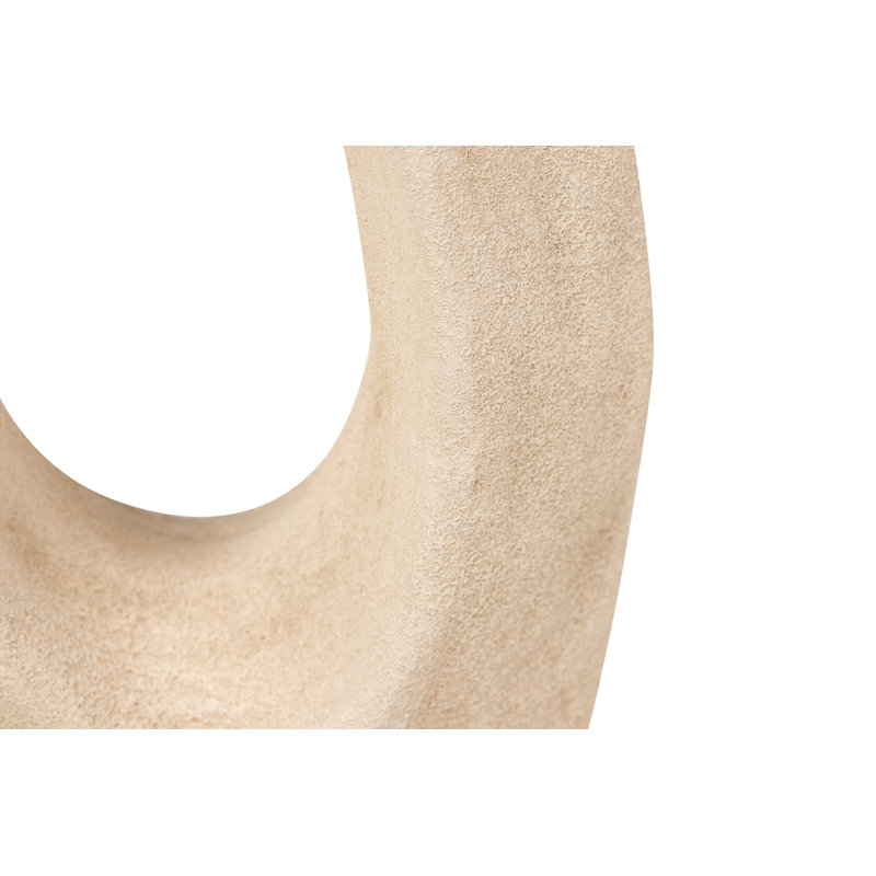 CERAMIC VASE, 40cm, Brown