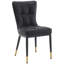 Chaise rembourrée moderne avec structure en métal-456032069