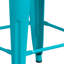 Kai Industrial Style Bar Stool - Set of 4 - Modern Metal Counter or Bar Height-1394825059-1394825068