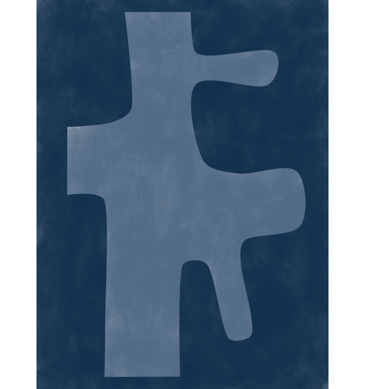 Aspectratiobluerust67, 121.92 cm H x 81.28 cm W