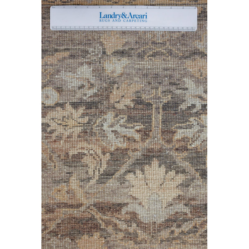 New Indian Sultanabad Wool On Cotton 9Ftx12ft1in Tuape