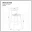 Upholstered Wooden Bar Chairs with Footrest-1767931666