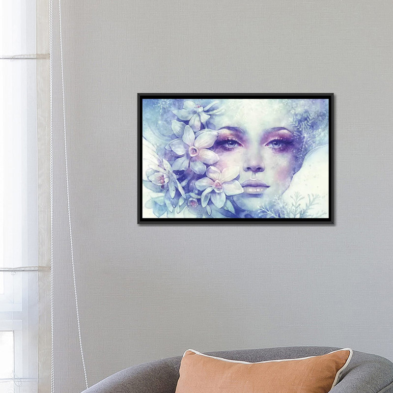 Décembre, impression sur toile tendue, H 8 po x l 12 po x P 0,75 po, Pas de tapis, Toile tendue