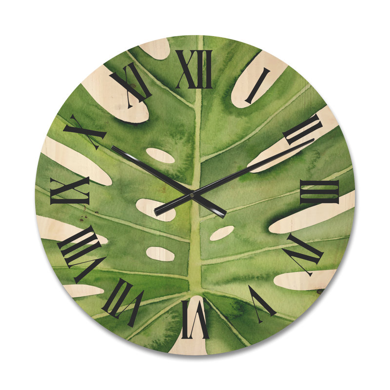 Horloge murale Monstera, Moyen