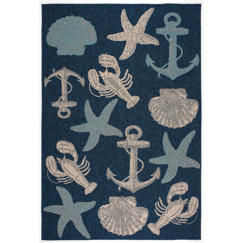 Hodgins Indoor / Outdoor Rug, Rectangle 5'3" x 7'7"