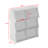 Modern Double-Sided Magazine Rack And Bookshelf Organizer With 12 Storage Compartments, Freestanding Display Shelf For Living Room Or Office, 47.2” High White Storage Cabinet