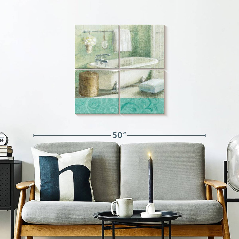 Lilie Refresh Bath Border I, 26" H x 26" W