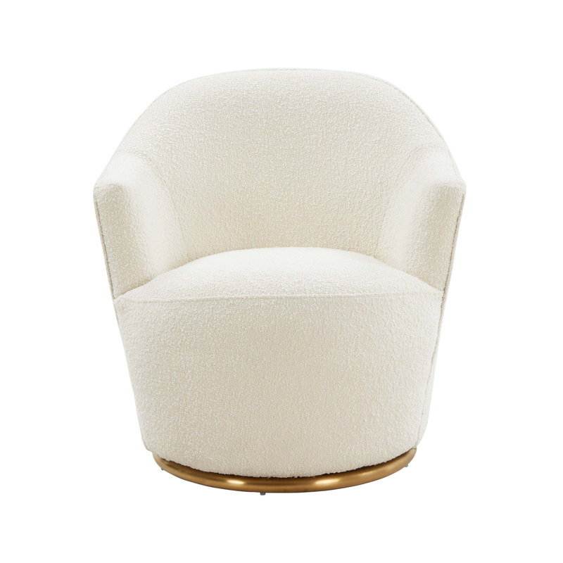 Upholstered Swivel Armchair