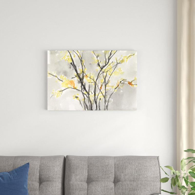 Blissful Elegance II - peinture sur toile tendue, H 20 po x l 30 po x P 1,25 po